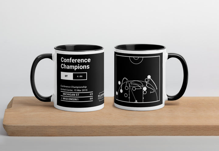 Wisconsin Basketball Greatest Plays Mug: Conference Champions (2015)