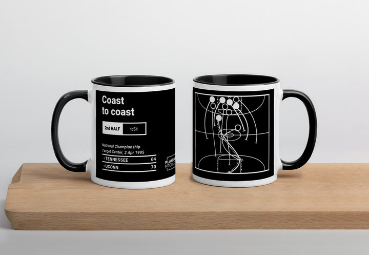 UConn Basketball Women's Greatest Plays Mug: Coast to coast (1995)