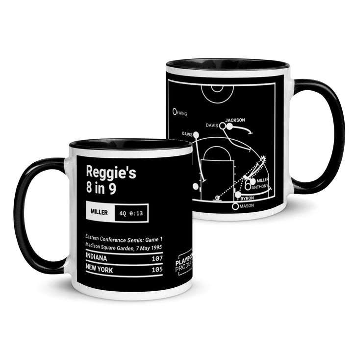 Indiana Pacers Greatest Plays Mug: Reggie's 8 in 9 (1995)