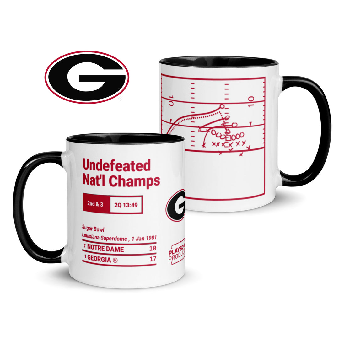 Georgia Football Greatest Plays Mug: Undefeated Nat'l Champs (1981)