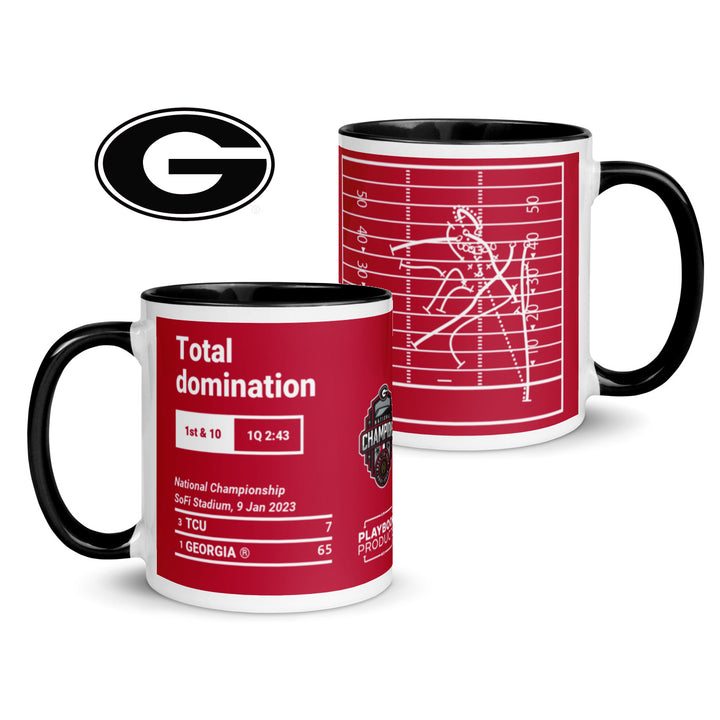 Georgia Football Greatest Plays Mug: Total domination (2023)