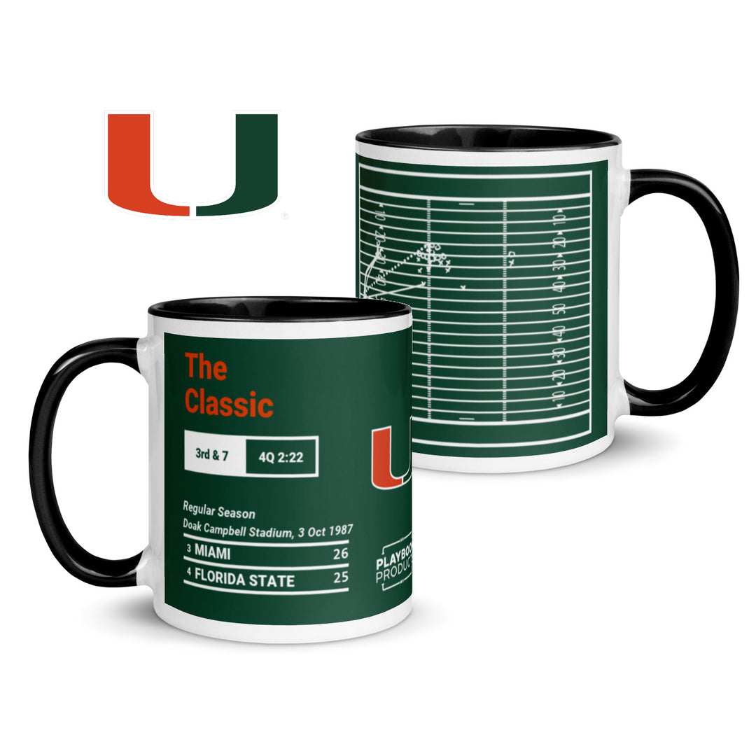Miami Football Greatest Plays Mug: The Classic (1987)