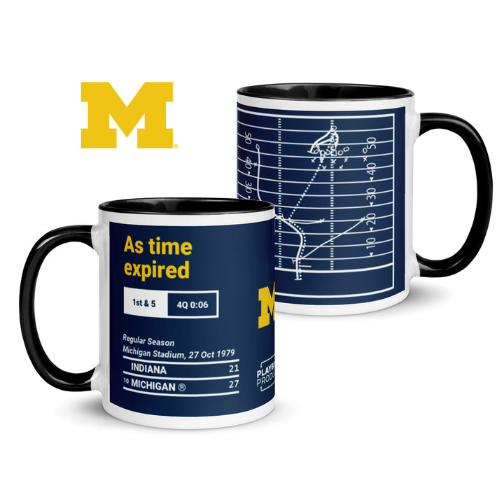 Michigan Football Greatest Plays Mug: As time expired (1979)