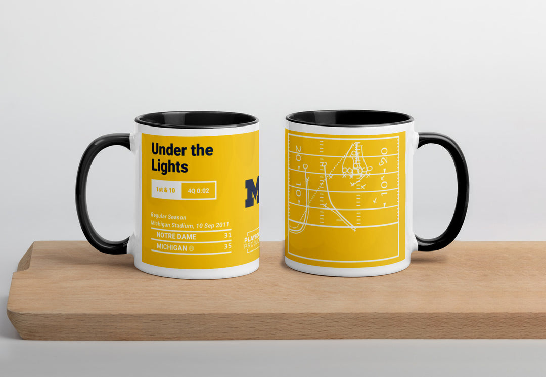Michigan Football Greatest Plays Mug: Under the Lights (2011)