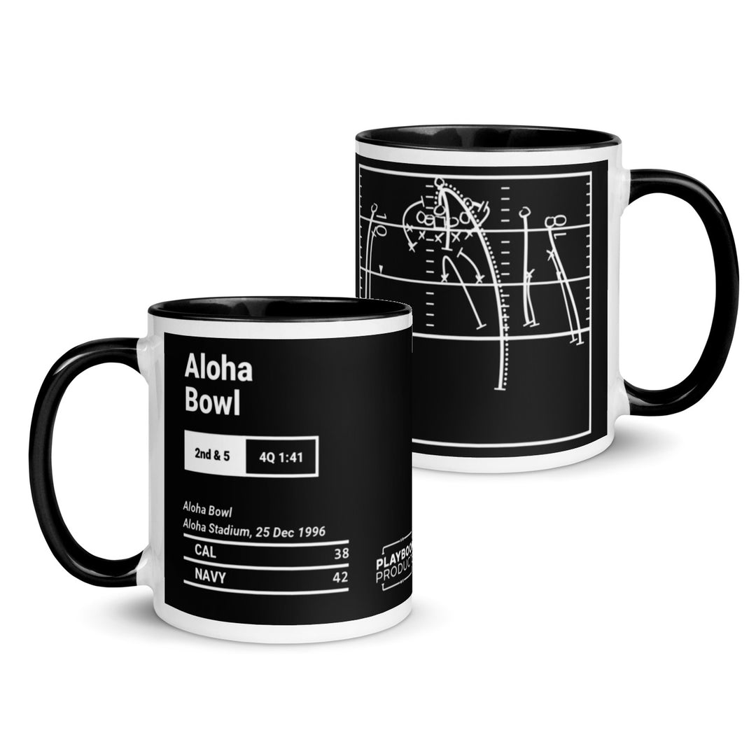 Navy Football Greatest Plays Mug: Aloha Bowl (1996)