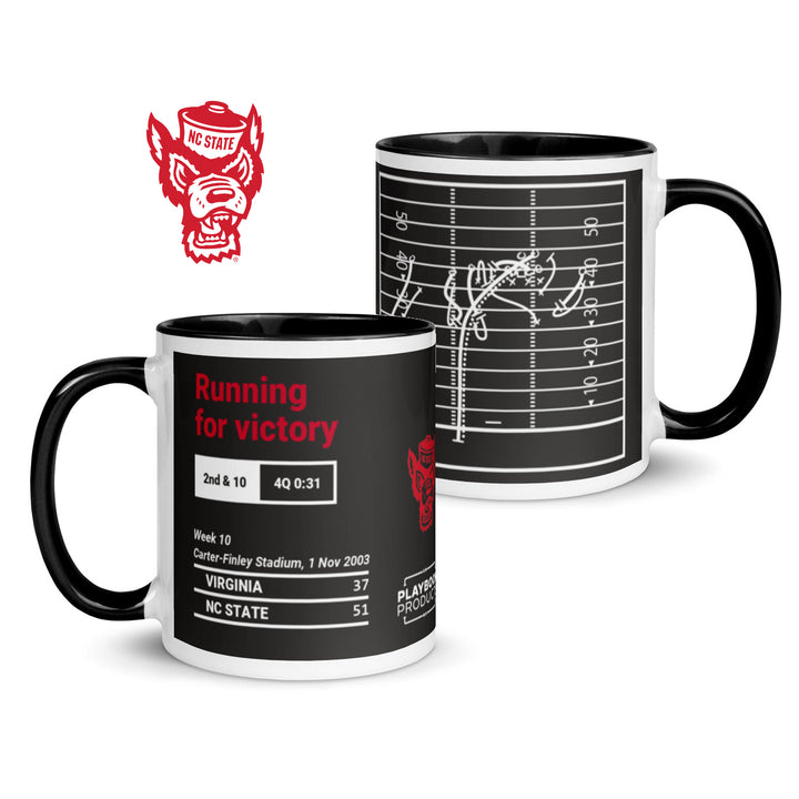 NC State Football Greatest Plays Mug: Running for victory (2003)