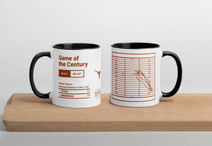 Texas Football Greatest Plays Mug: Game of the Century (1969)