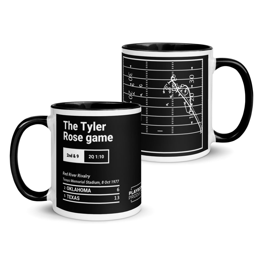 Texas Football Greatest Plays Mug: The Tyler Rose game (1977)