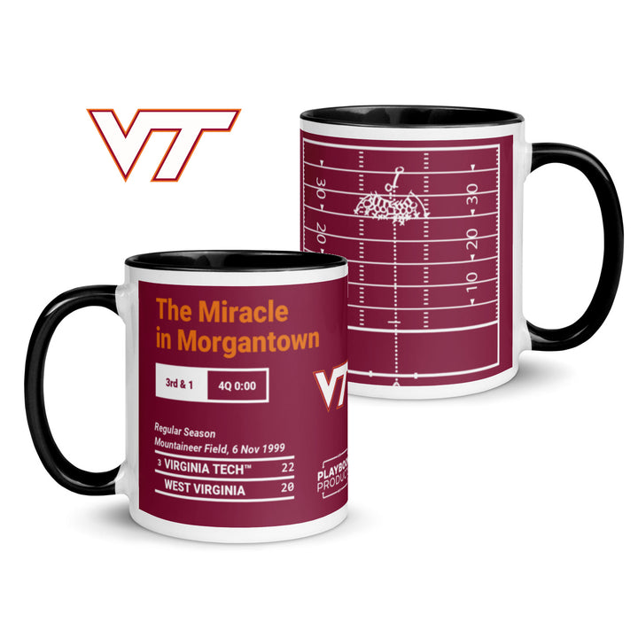 Virginia Tech Football Greatest Plays Mug: The Miracle in Morgantown (1999)