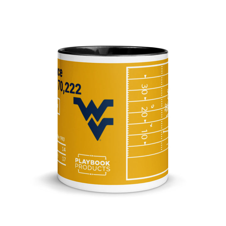 West Virginia Football Greatest Plays Mug: Attendance Record - 70,222 (1993)