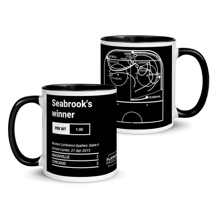 Chicago Blackhawks Greatest Goals Mug: Seabrook's winner (2015)