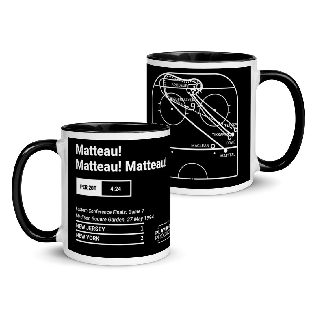 New York Rangers Greatest Goals Mug: Matteau! Matteau! Matteau! (1994)