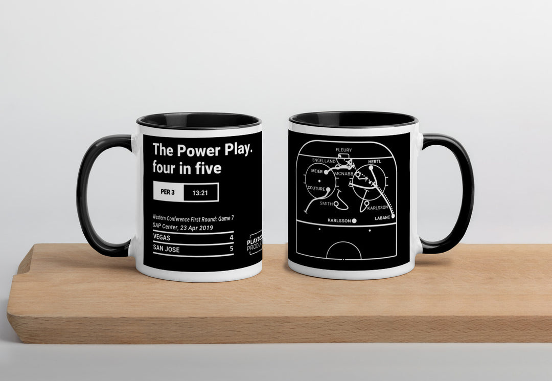 Greatest Sharks Plays Mug: The Power Play. four in five (2019)