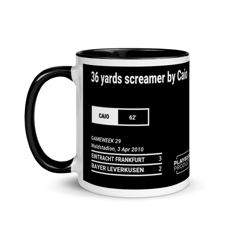 Greatest Frankfurt Plays Mug: 36 yards screamer by Caio (2010)