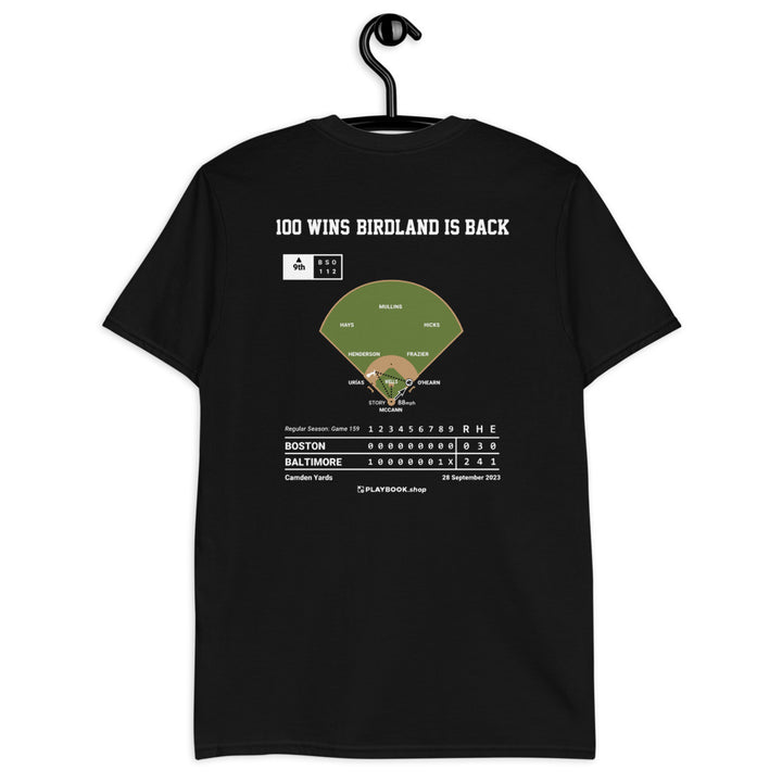 Baltimore Orioles Greatest Plays T-shirt: 100 Wins, Birdland is Back (2023)