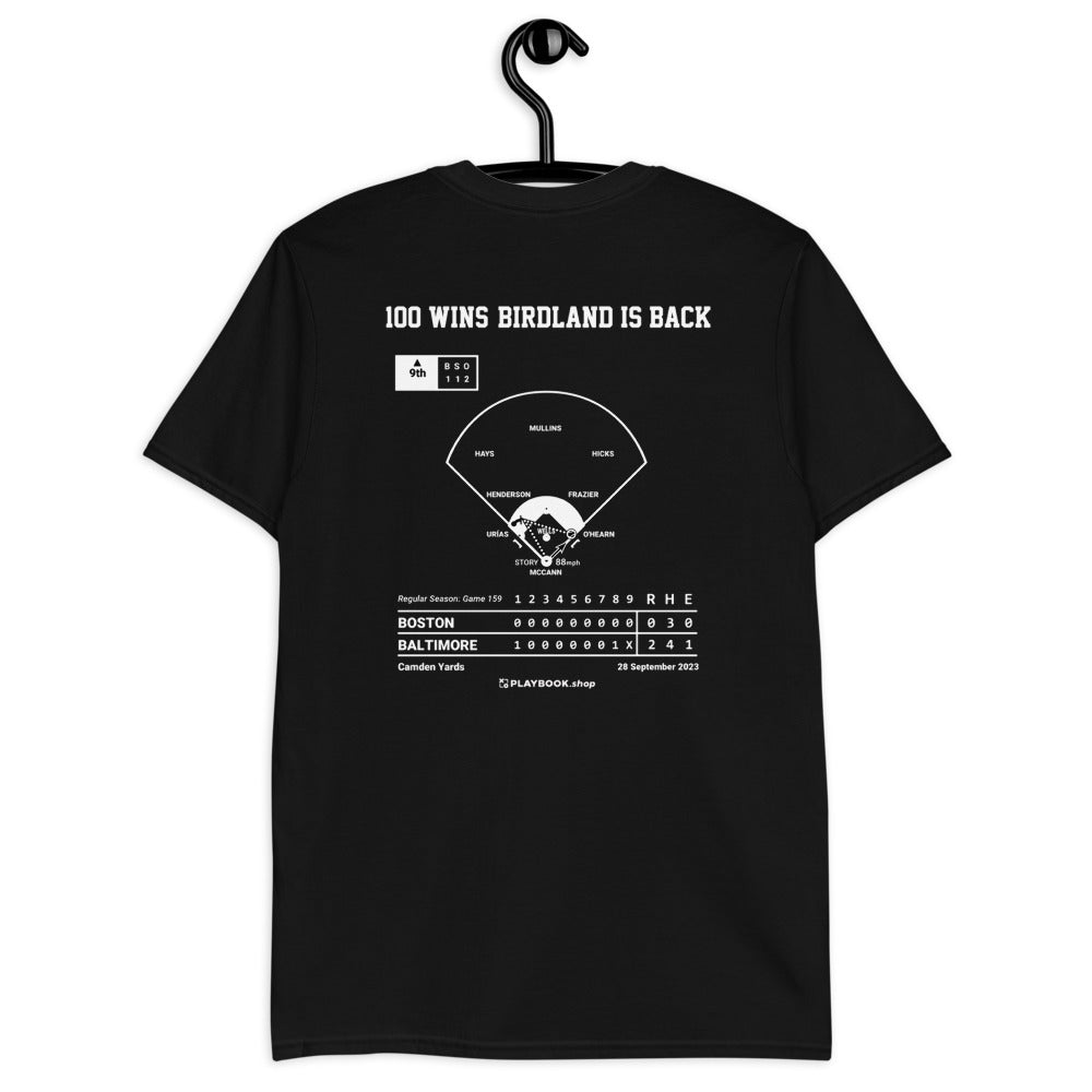 Baltimore Orioles Greatest Plays T-shirt: 100 Wins, Birdland is Back (2023)