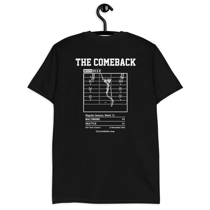 Baltimore Ravens Greatest Plays T-shirt: The Comeback (2003)