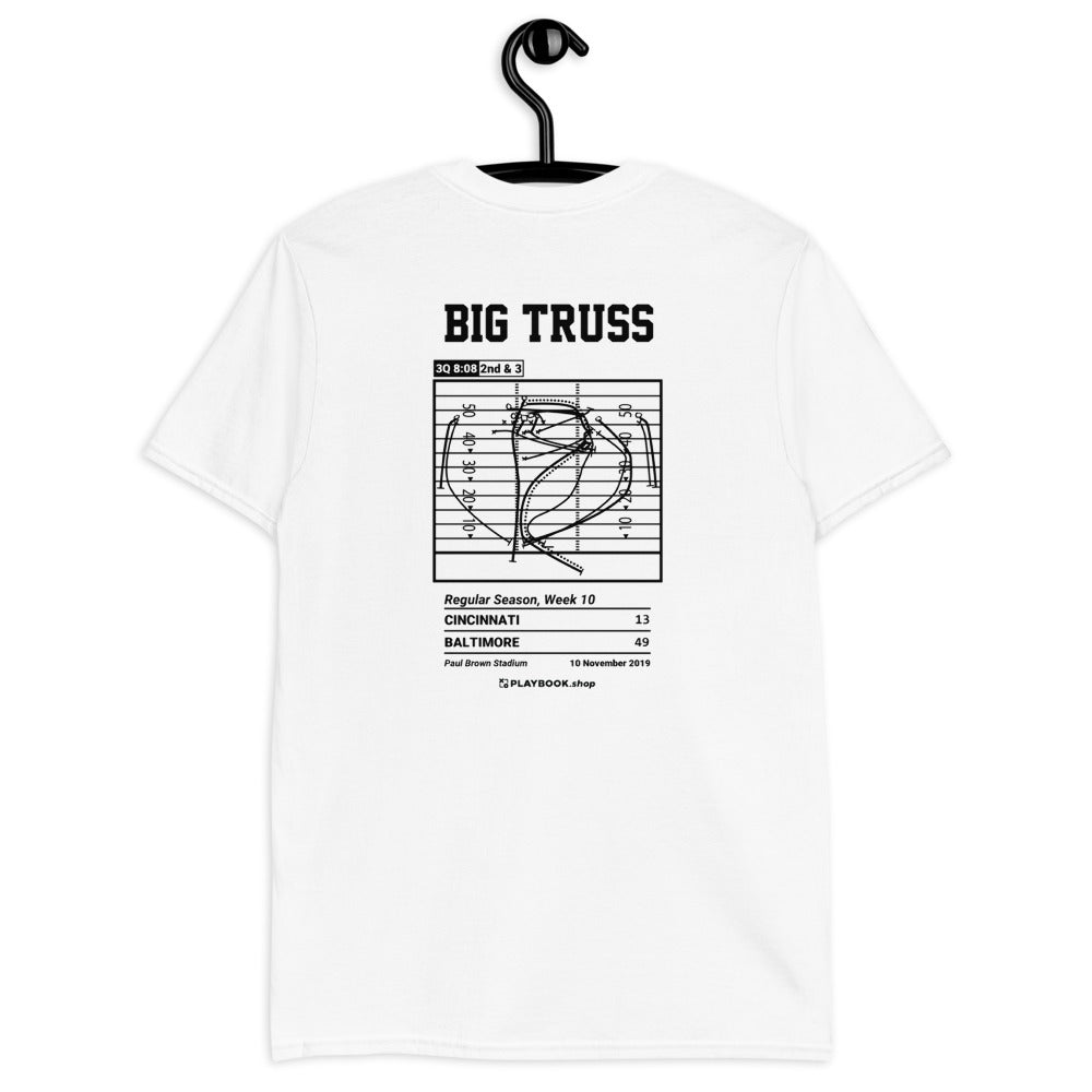 Baltimore Ravens Greatest Plays T-shirt: Big Truss (2019)