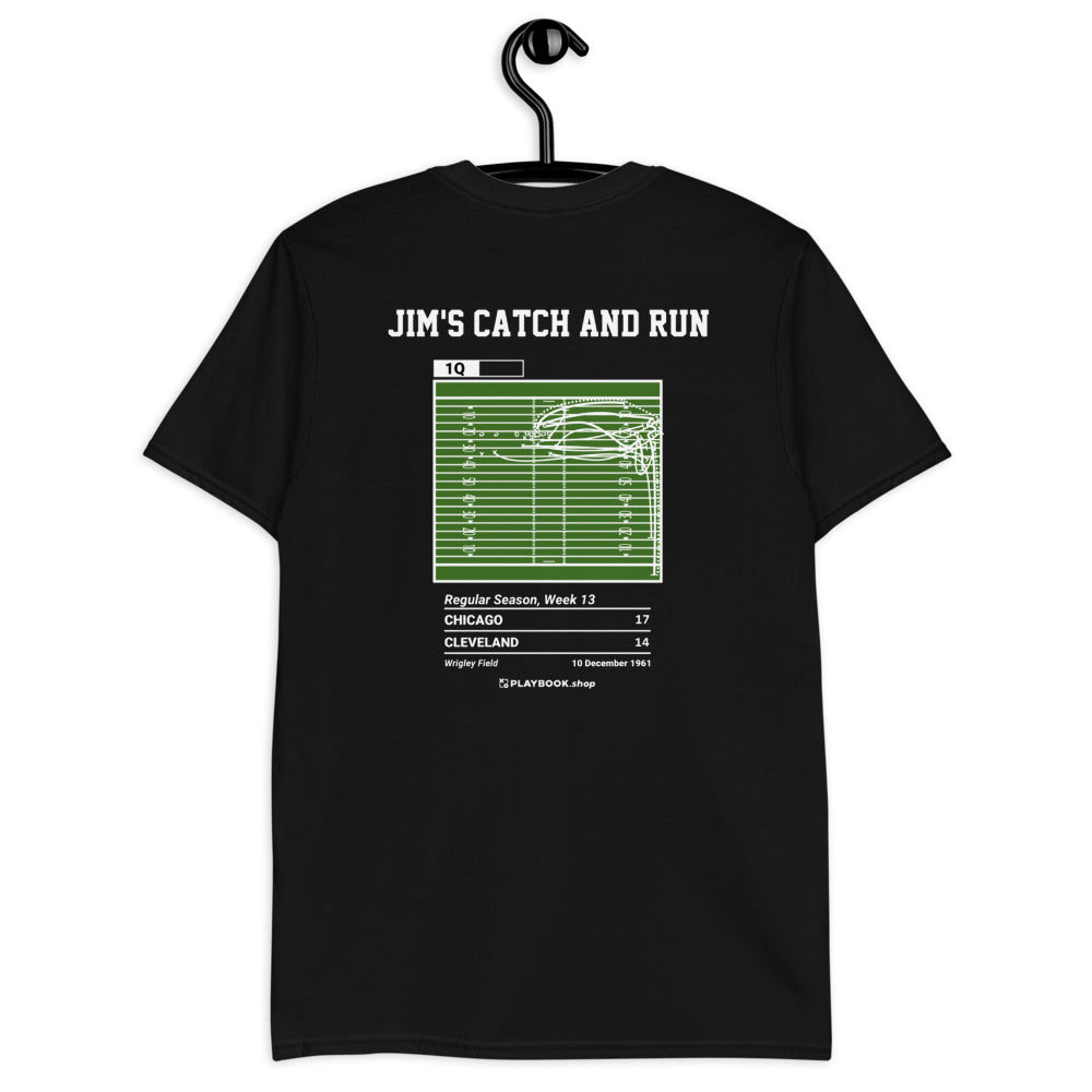 Cleveland Browns Greatest Plays T-shirt: Jim's catch and run (1961)