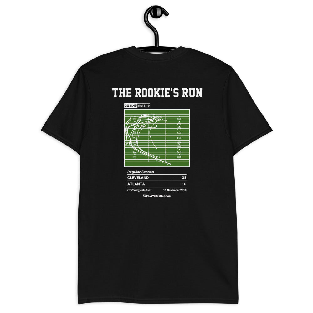 Cleveland Browns Greatest Plays T-shirt: The Rookie's Run (2018)
