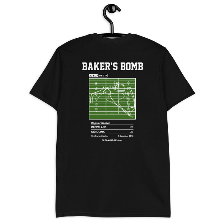 Cleveland Browns Greatest Plays T-shirt: Baker's Bomb (2018)