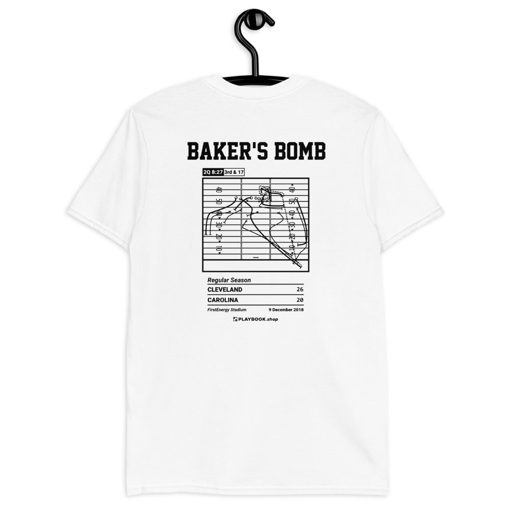 Cleveland Browns Greatest Plays T-shirt: Baker's Bomb (2018)
