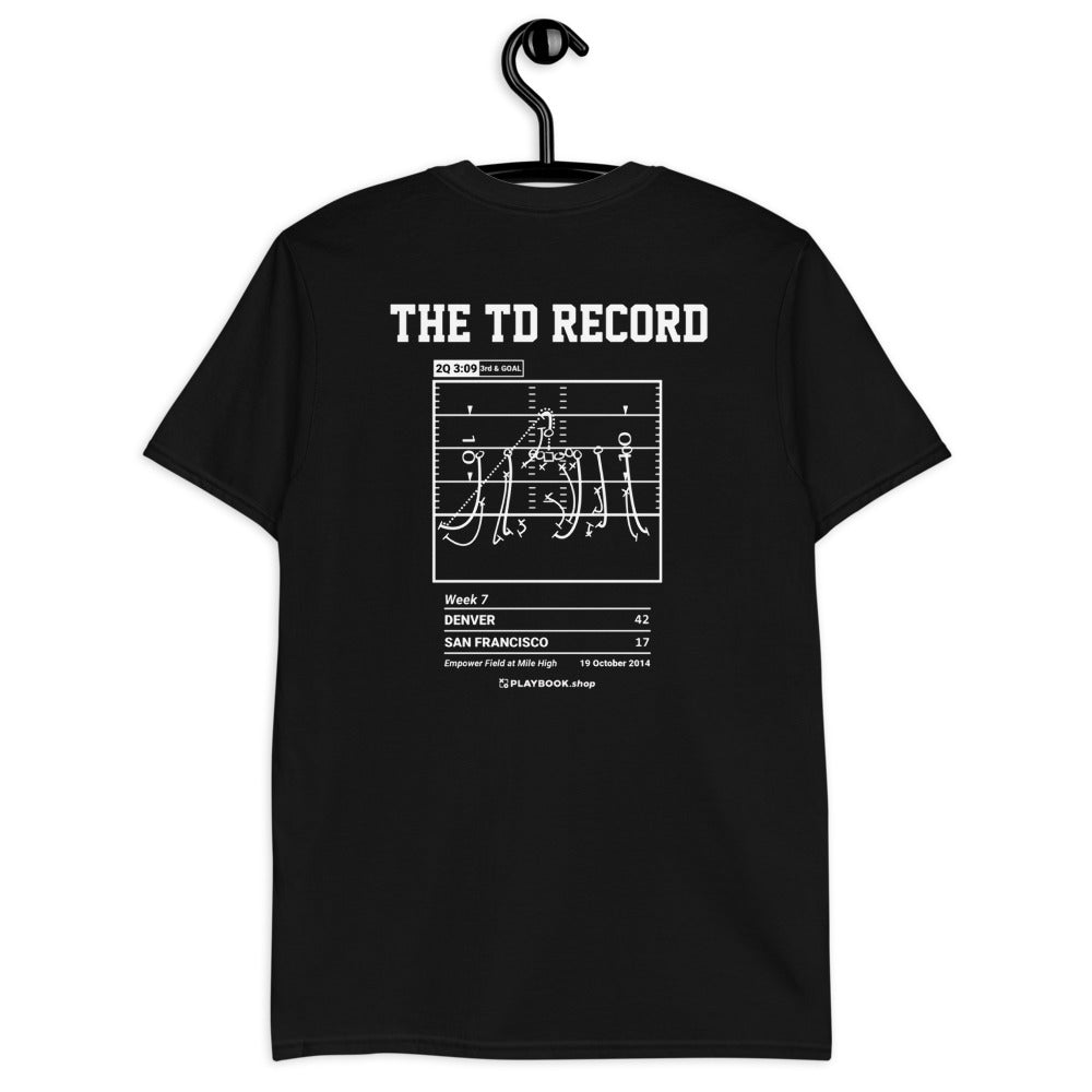 Denver Broncos Greatest Plays T-shirt: The TD Record (2014)