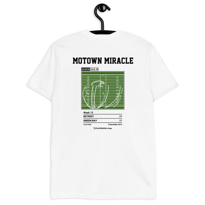 Green Bay Packers Greatest Plays T-shirt: Motown Miracle (2015)