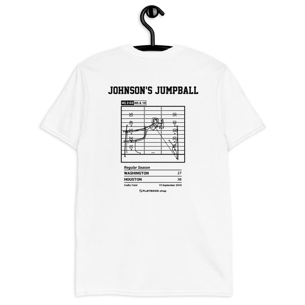 Houston Texans Greatest Plays T-shirt: Johnson's Jumpball (2010)