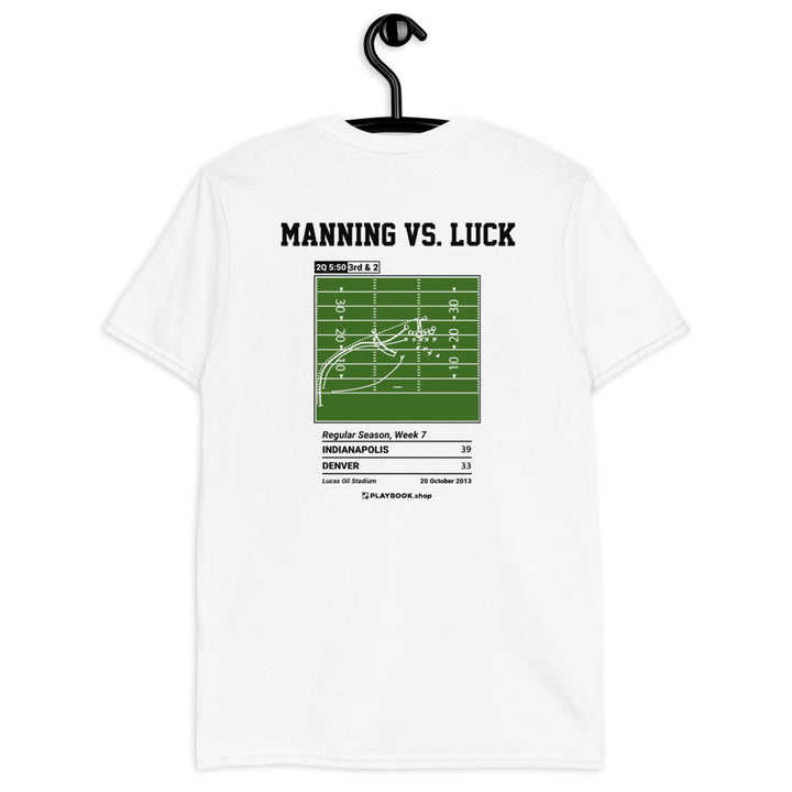 Indianapolis Colts Greatest Plays T-shirt: Manning vs. Luck (2013)