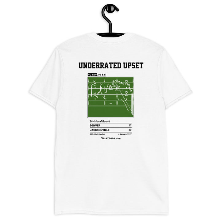 Jacksonville Jaguars Greatest Plays T-shirt: Underrated Upset (1997)