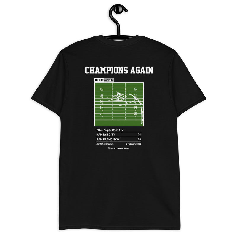 Kansas City Chiefs Greatest Plays T-shirt: Champions again (2020)