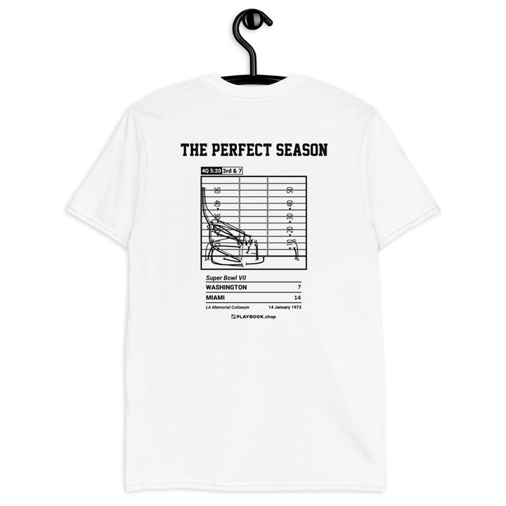 Miami Dolphins Greatest Plays T-shirt: The Perfect Season (1973)