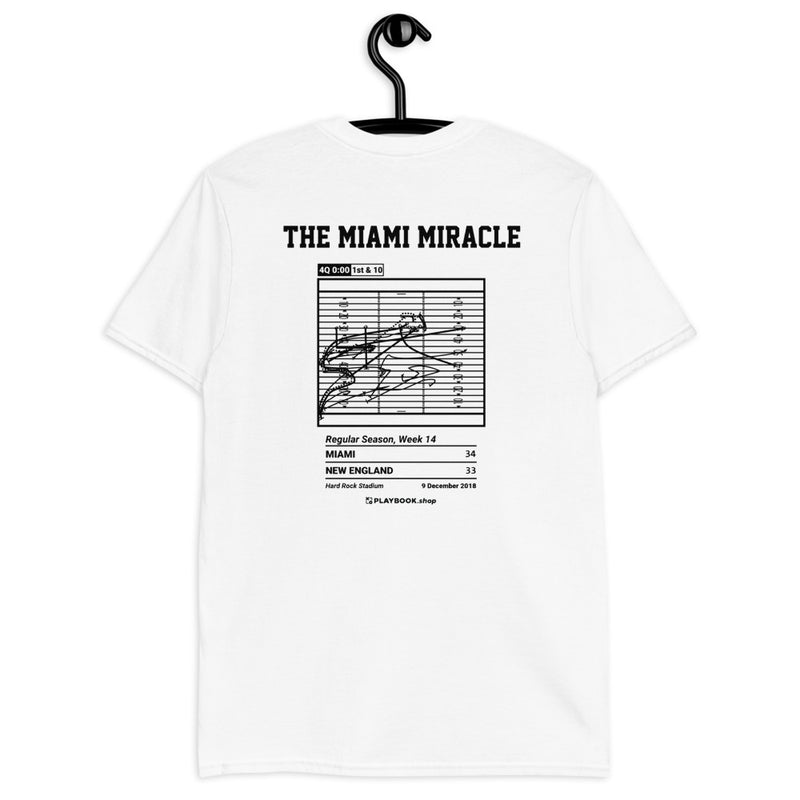 Miami Dolphins Greatest Plays T-shirt: The Miami Miracle (2018)