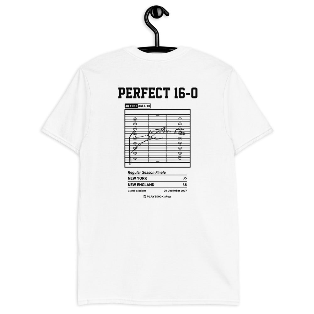 New England Patriots Greatest Plays T-shirt: Perfect 16-0 (2007)
