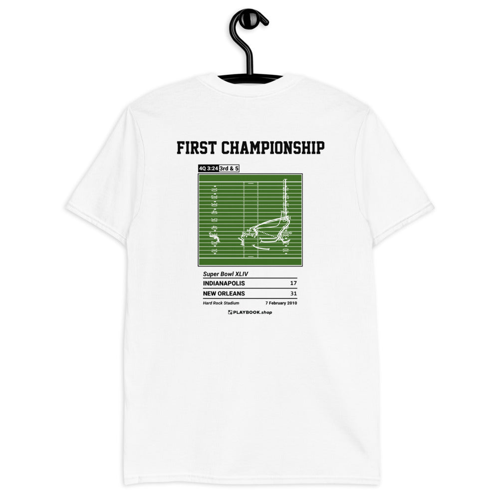 New Orleans Saints Greatest Plays T-shirt: First Championship (2010)