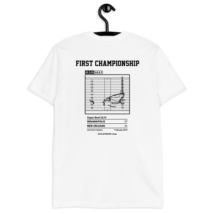 New Orleans Saints Greatest Plays T-shirt: First Championship (2010)