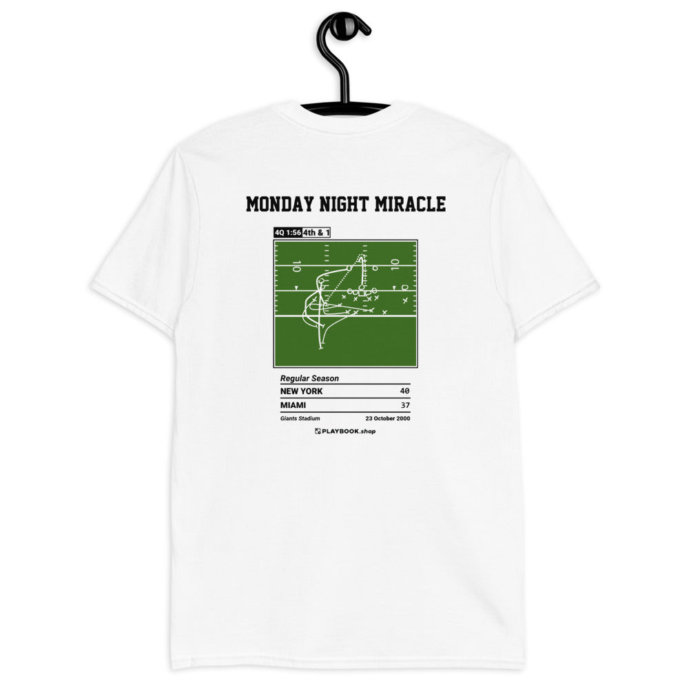 New York Jets Greatest Plays T-shirt: Monday Night Miracle (2000)