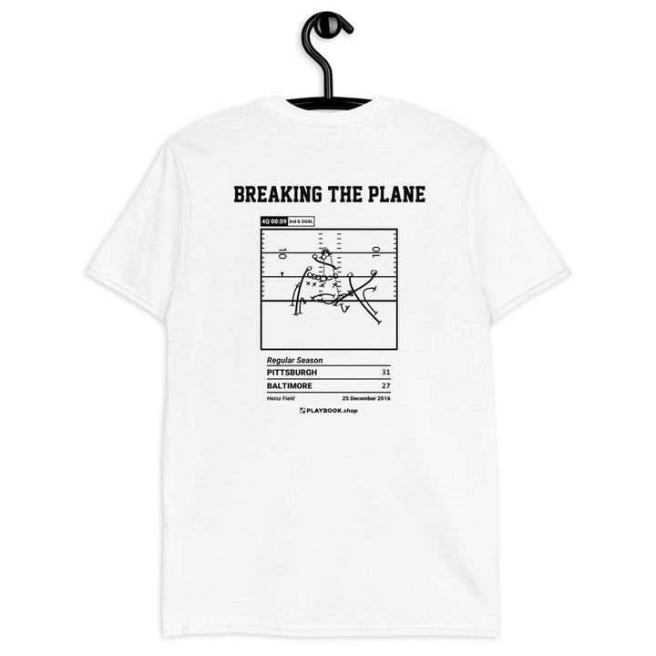 Pittsburgh Steelers Greatest Plays T-shirt: Breaking the plane (2016)