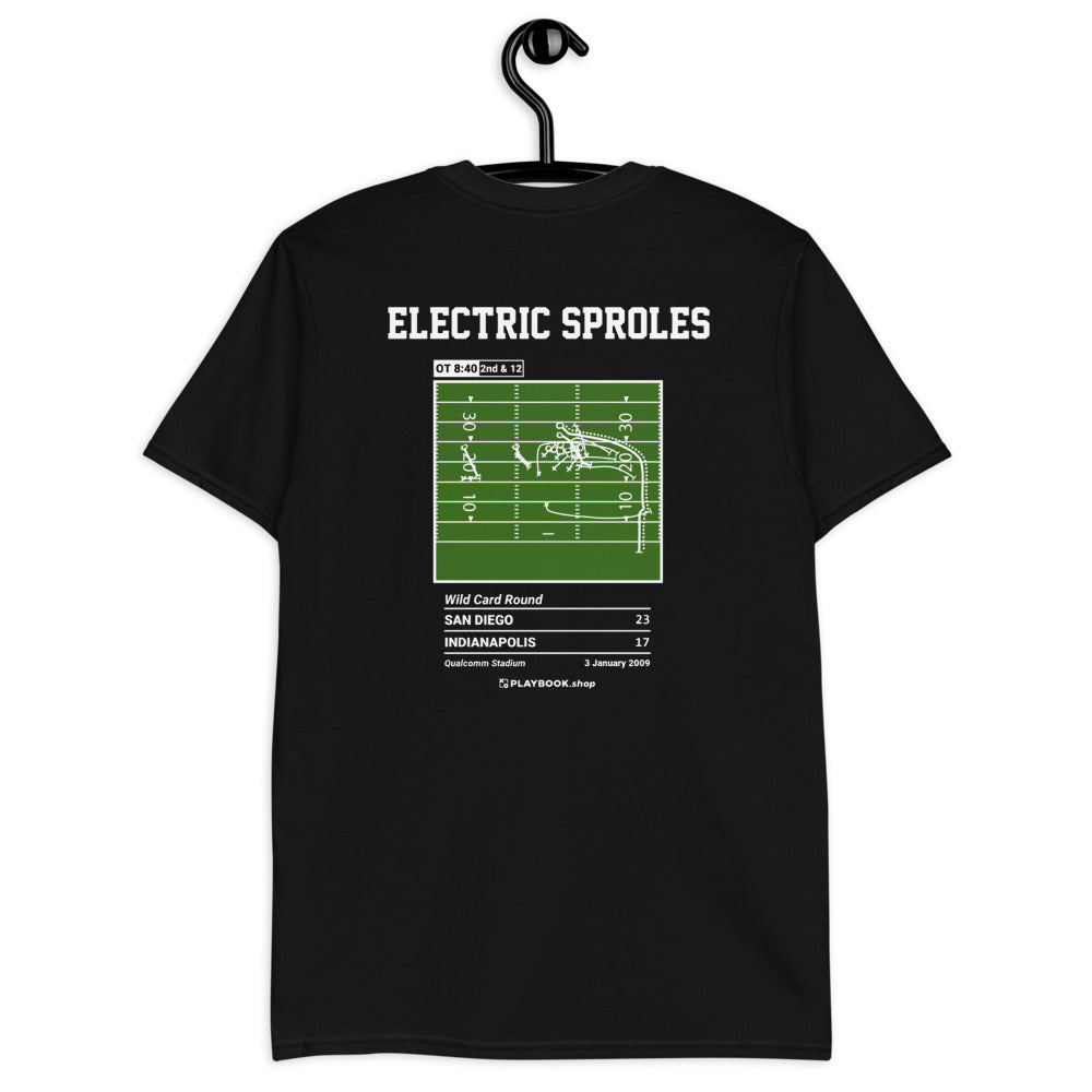San Diego Chargers Greatest Plays T-shirt: Electric Sproles (2009)