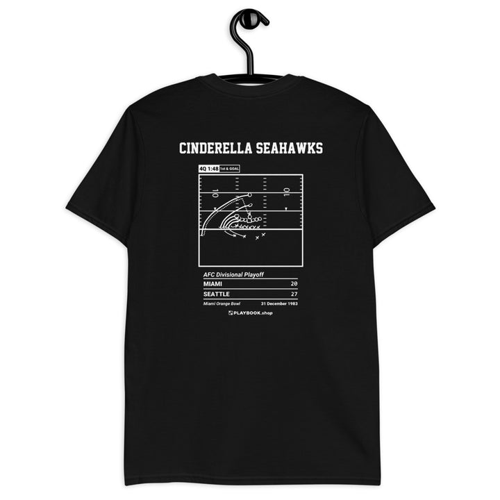 Seattle Seahawks Greatest Plays T-shirt: Cinderella Seahawks (1983)