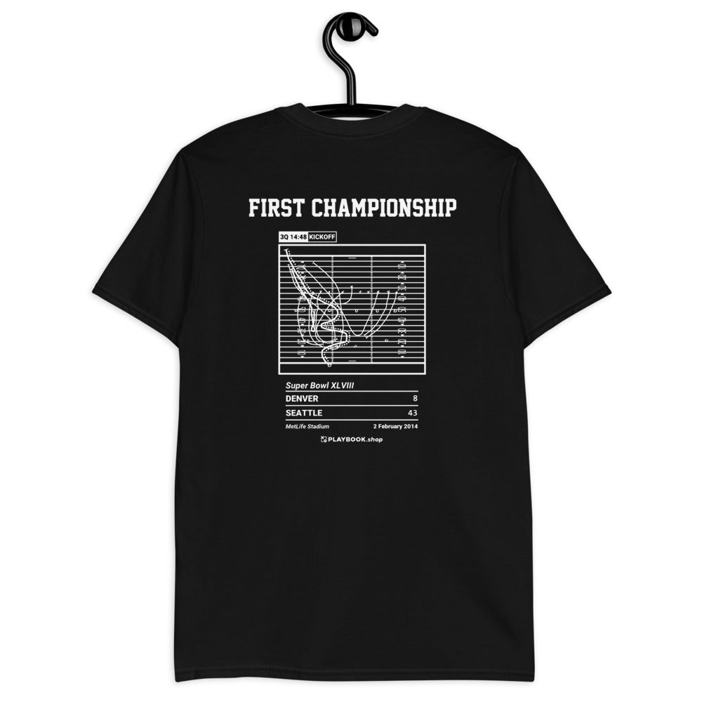 Seattle Seahawks Greatest Plays T-shirt: First Championship (2014)