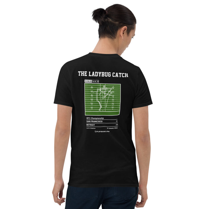 San Francisco 49ers Greatest Plays T-shirt: The Ladybug Catch (2024)