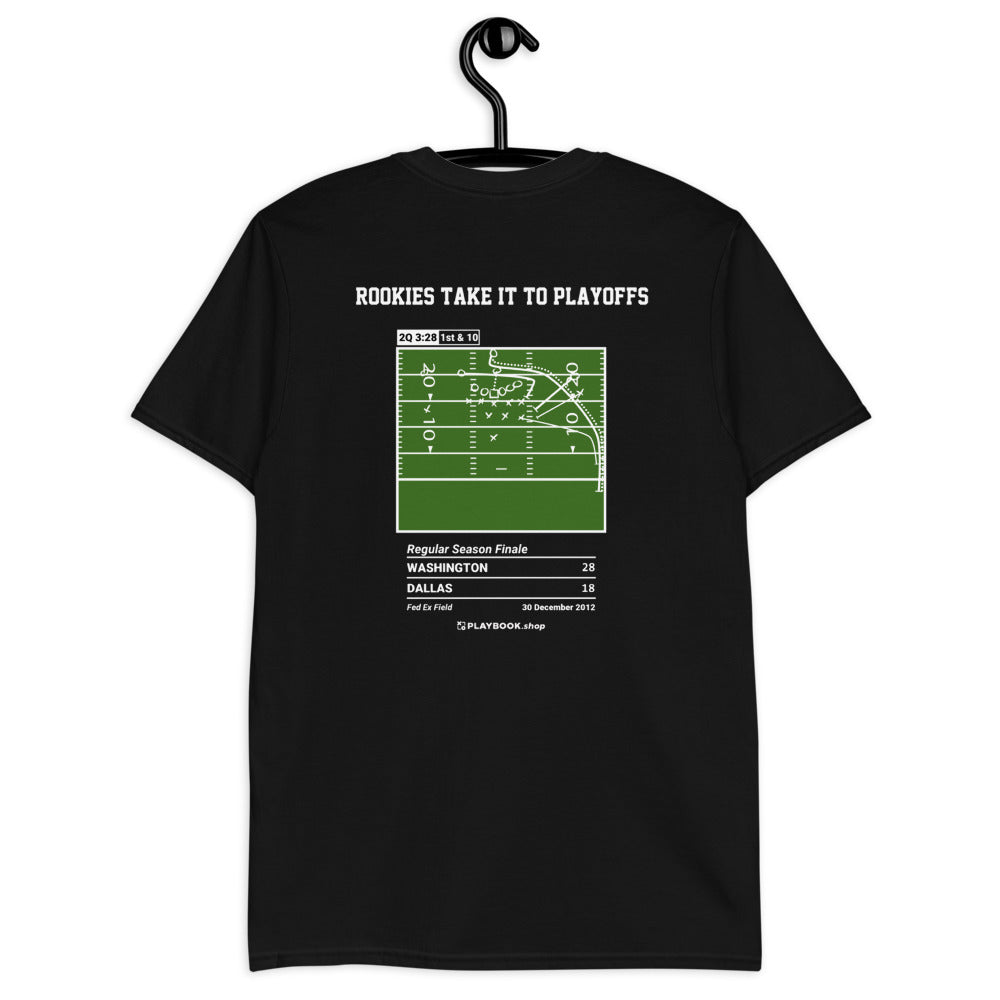Washington Commanders Greatest Plays T-shirt: Rookies take it to playoffs (2012)