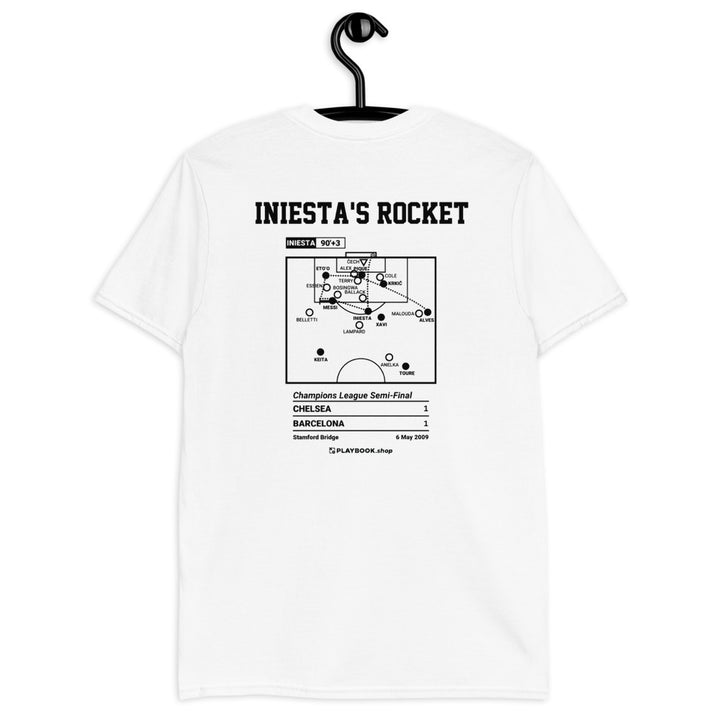 Barcelona Greatest Goals T-shirt: Iniesta's Rocket (2009)