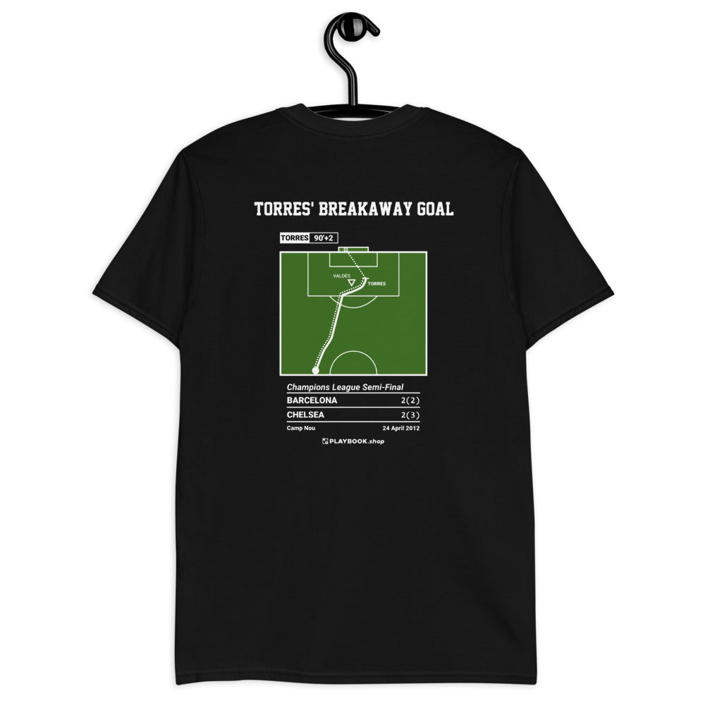 Chelsea Greatest Goals T-shirt: Torres' breakaway goal (2012)