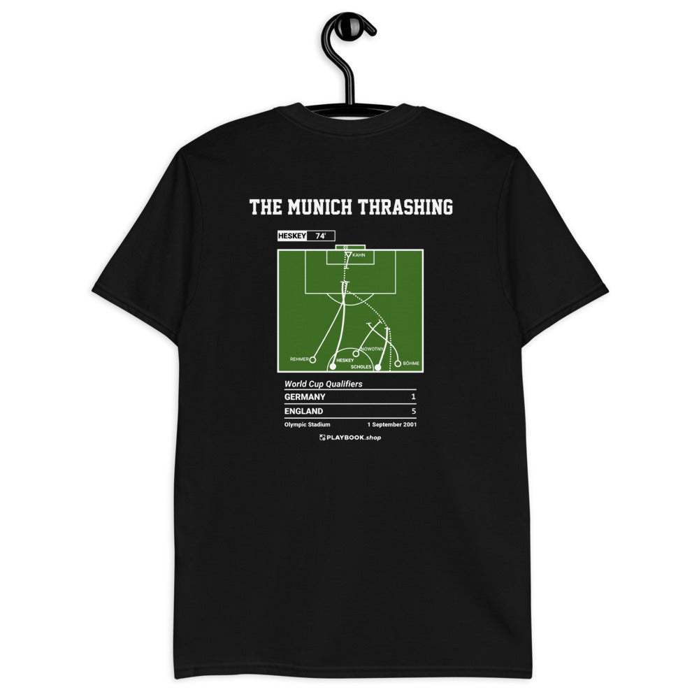 England National Team Greatest Goals T-shirt: The Munich Thrashing (2001)