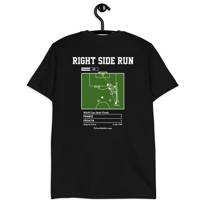 France National Team Greatest Goals T-shirt: Right side run (1998)
