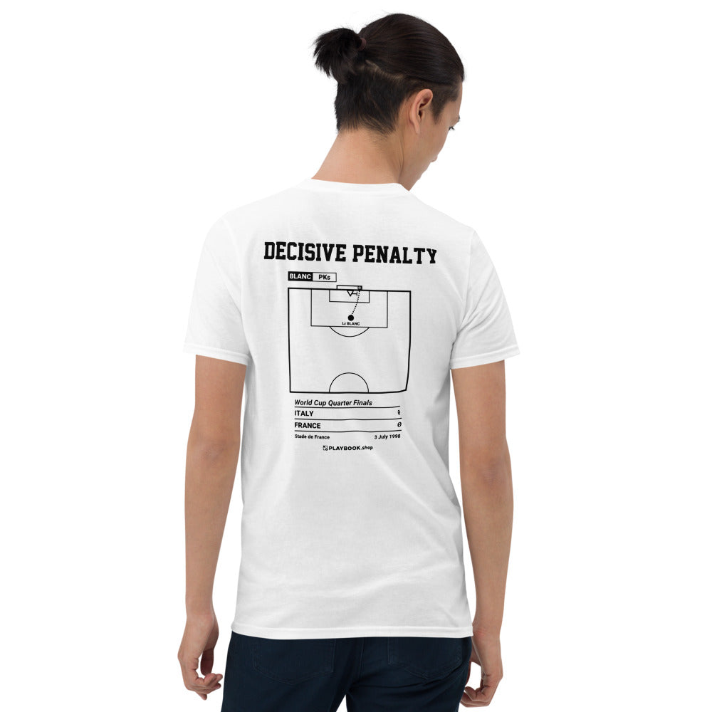 France National Team Greatest Goals T-shirt: Decisive penalty (1998)
