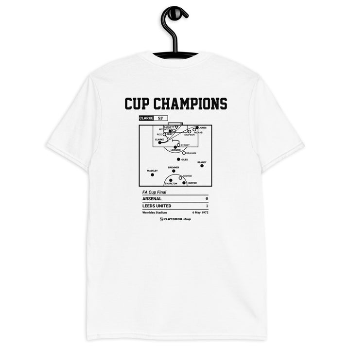 Leeds United Greatest Goals T-shirt: Cup Champions (1972)